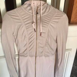 Lululemon Light Pink Zip-Up Hoodie